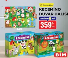 YÜKSELEN ZEKA KEÇEMİNO DUVAR HALISI fiyat ve kampanya bilgisi